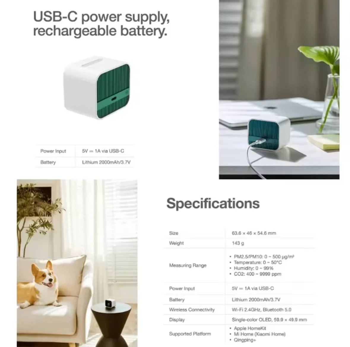 Qingping Smart Air Detector Lite: огляд датчика CO₂ та пилу з підтримкою HomeKit і Home Assistant