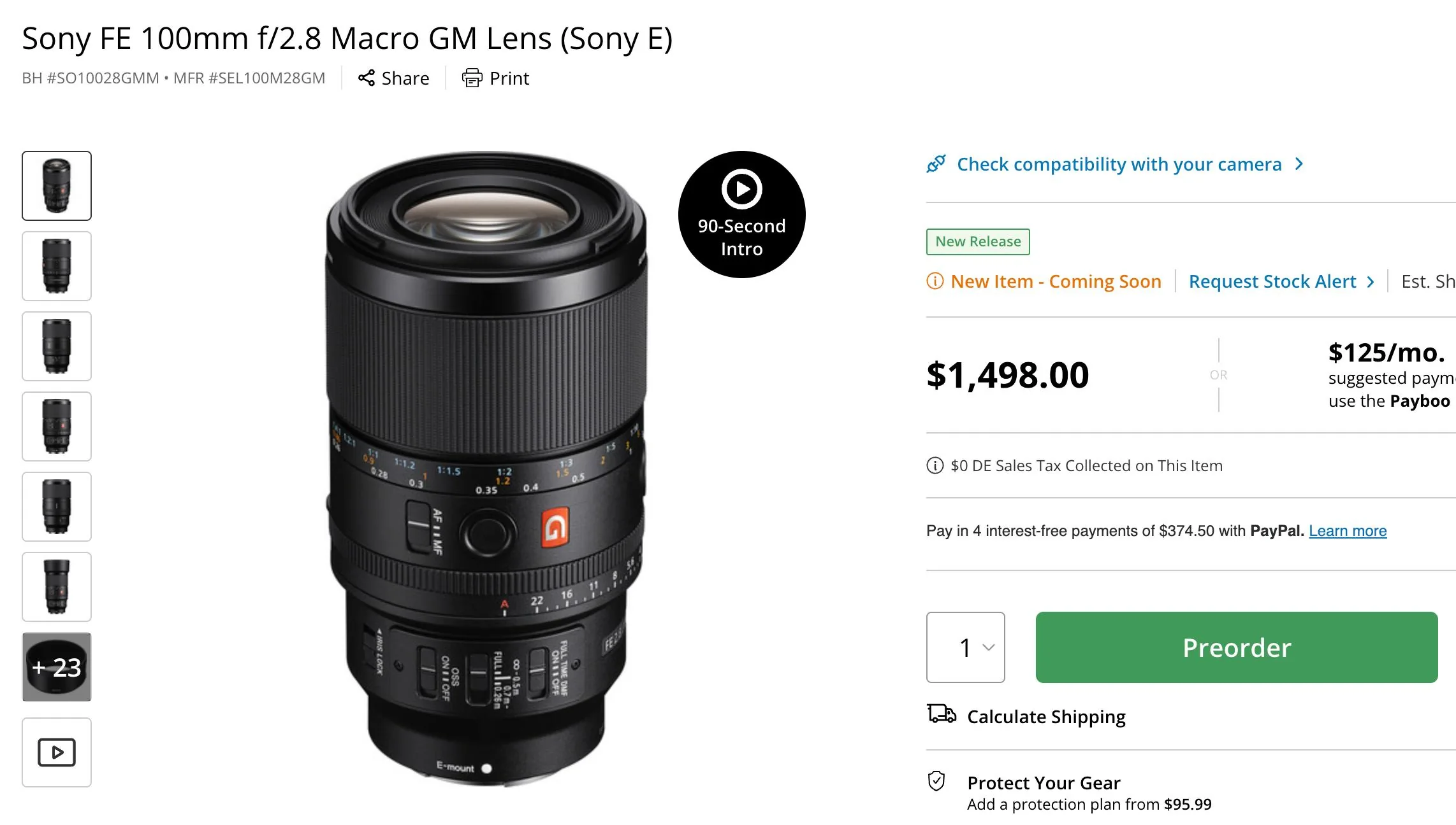 Sony FE 100mm f/2.8 Macro GM: перший нативний соні-макрик класу GM