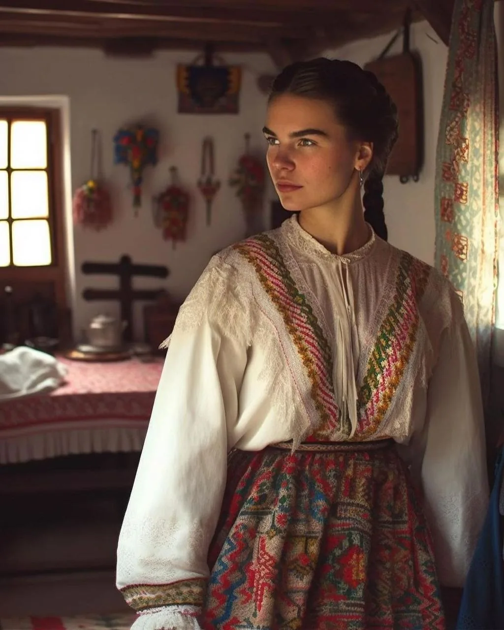 Українська фотографка Олена Данилюк відтворила стародавній одяг Карпат за допомогою ШІ