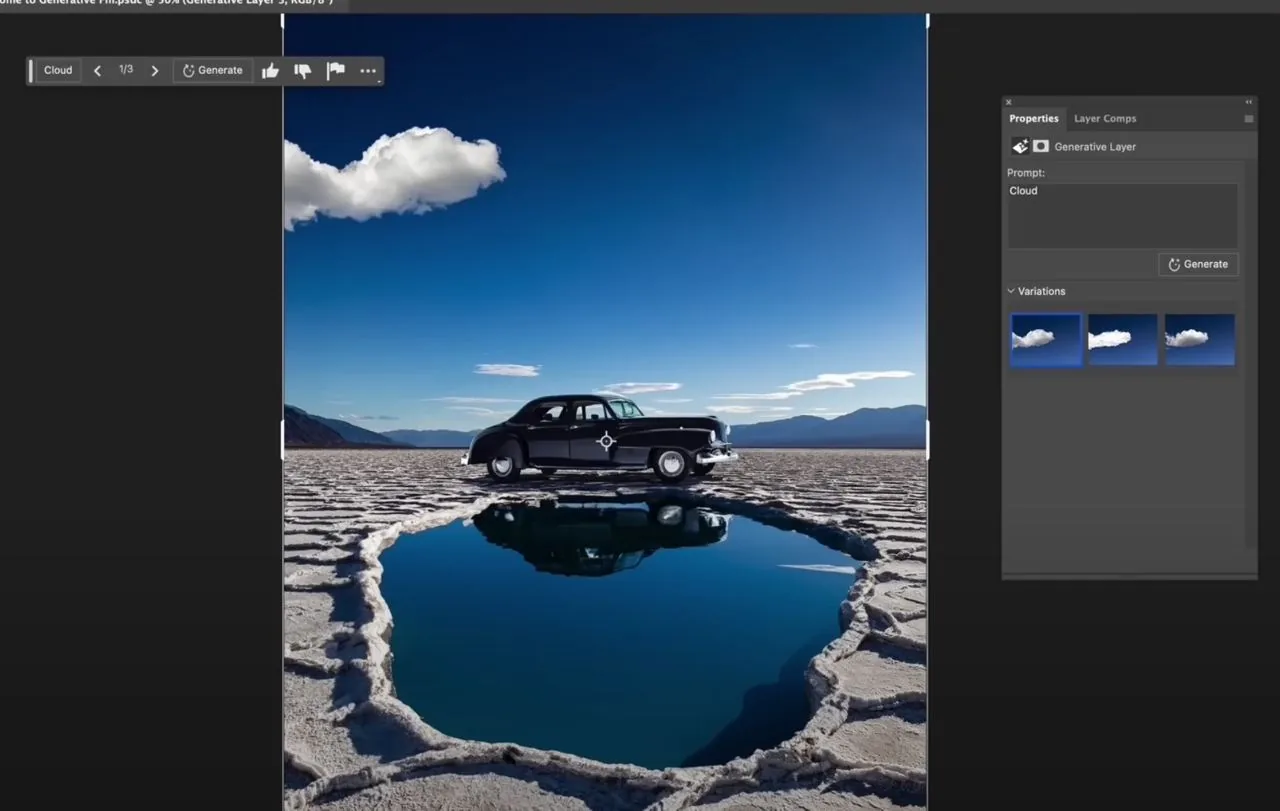 Photoshop Beta: Text Generative Fill на основі Adobe Firefly — що це і як працює