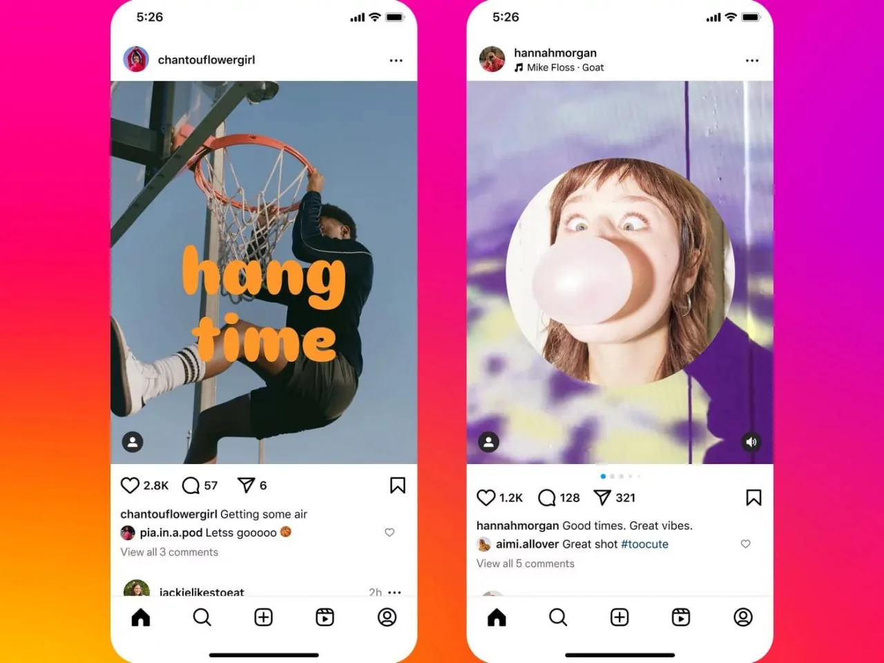 Instagram додав текст та наклейки-фото прямо в редакторі дописів