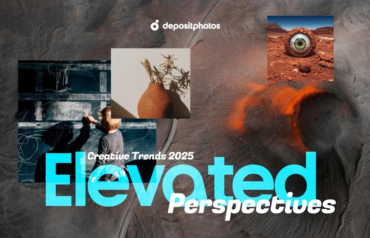Depositphotos Creative Design Trends 2025: огляд трендів для дизайнерів